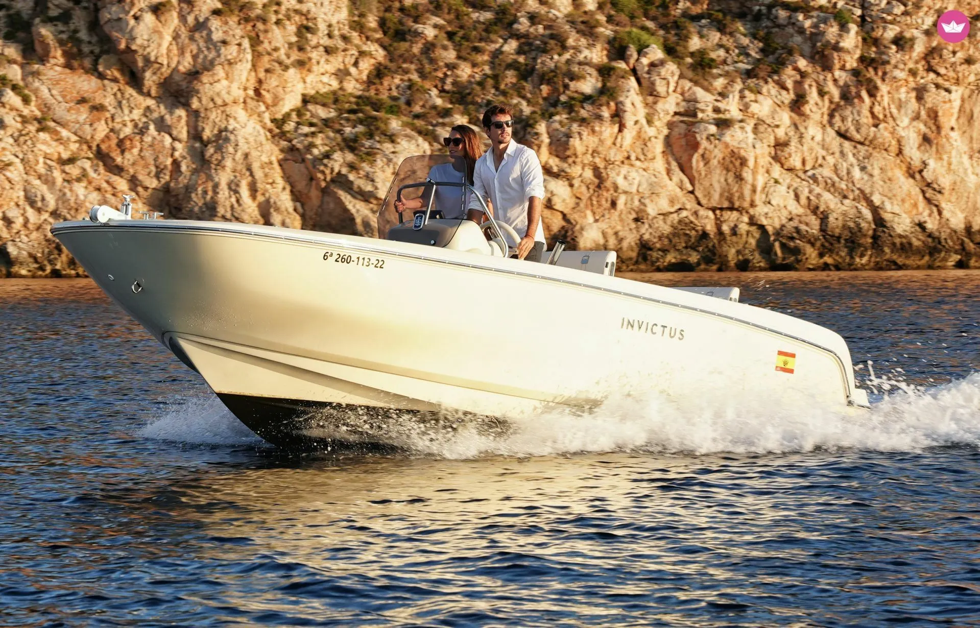 Charter a 6.1m Invictus 190 FX Motor Boat in Santa Ponça
