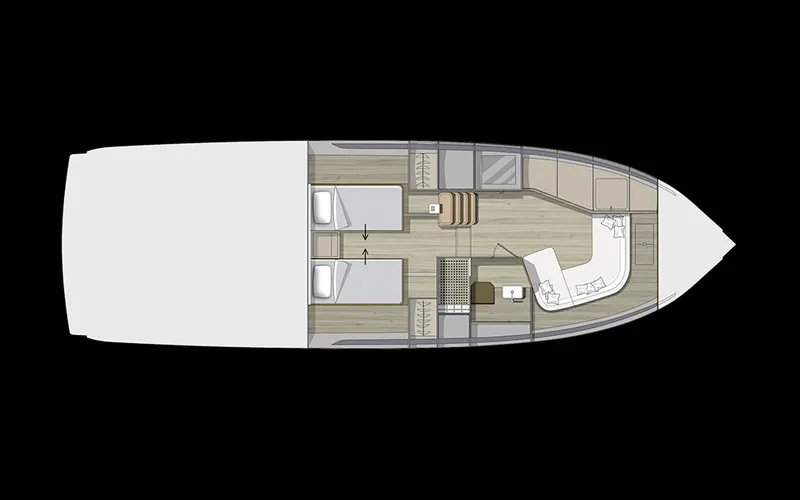 14.27m Porto Motor Yacht Invictus 46 Hire