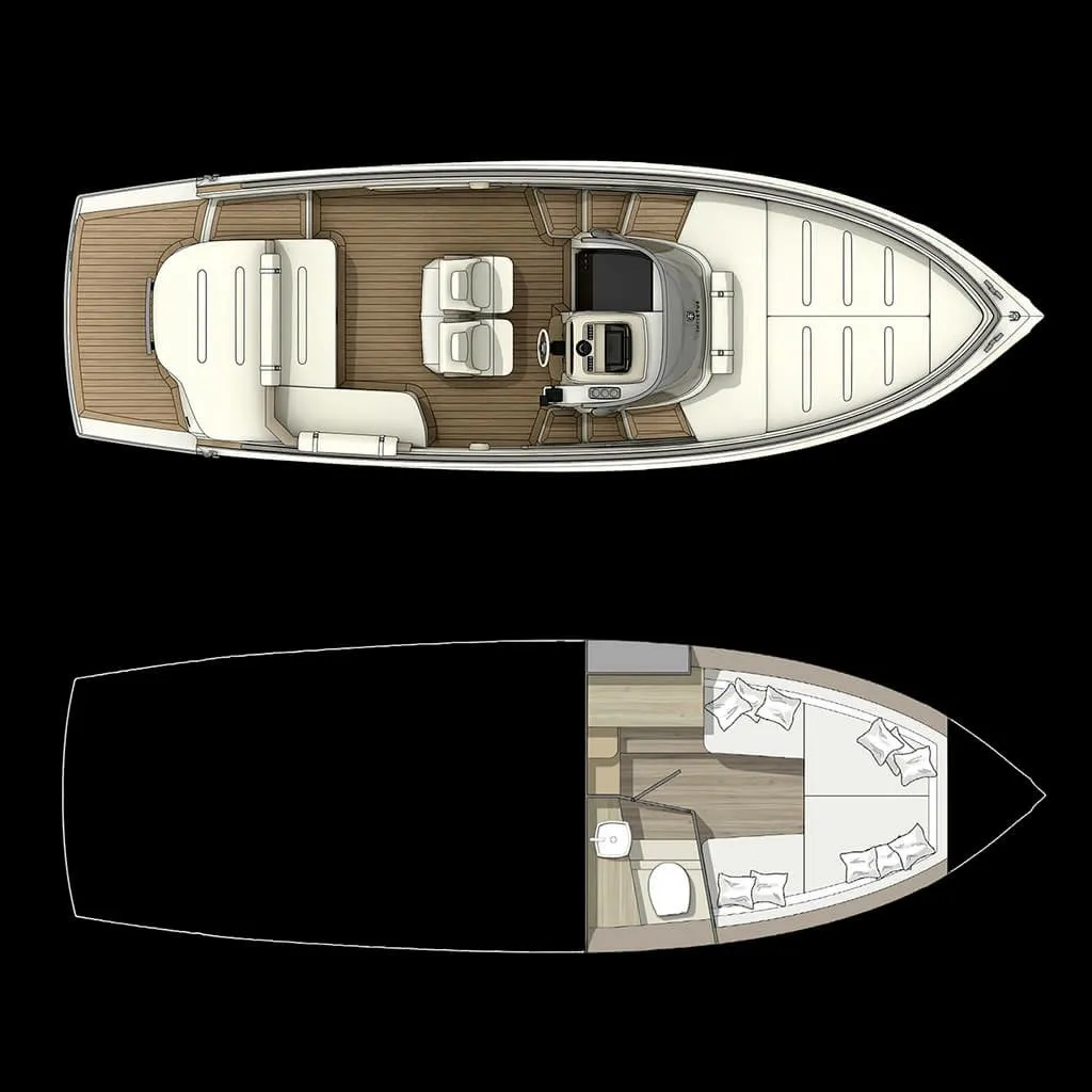 8.9m Beaulieu-sur-Mer Motor Boat Hire