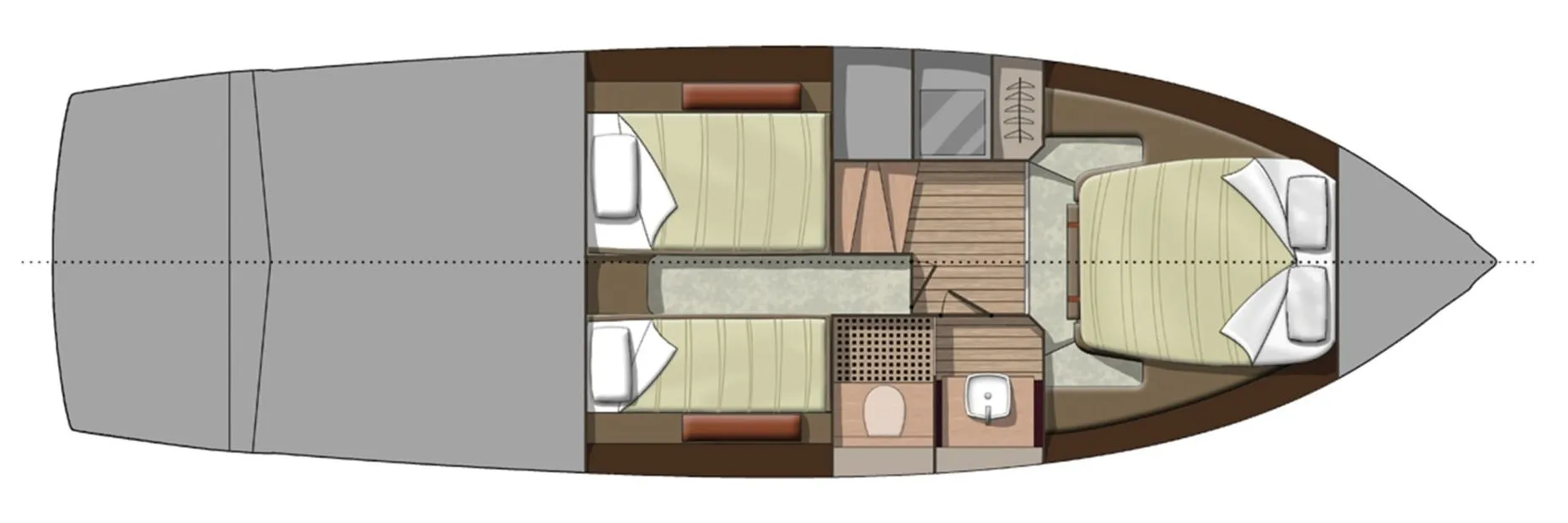 Porto 11.4m Kiralık Invictus GT 370 Motoryat