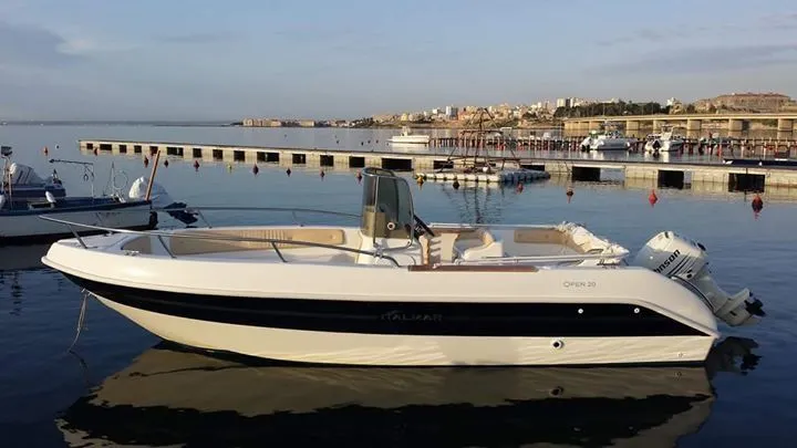 Explore Cannigione on a 6.2m Rental Italmar 20