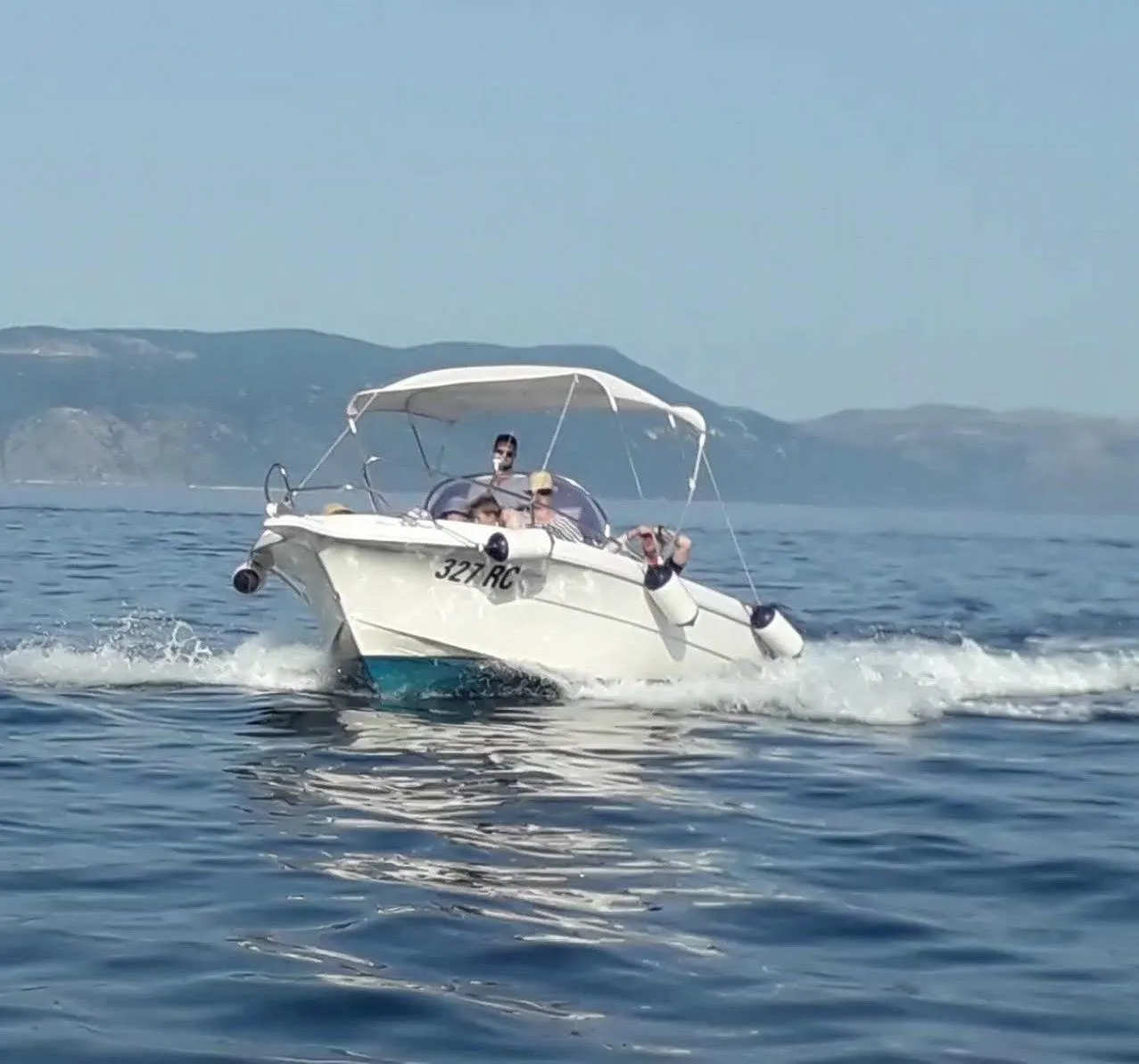 Explore Rabac on a 5.3m Rental Motor Boat Janmor 580 WA