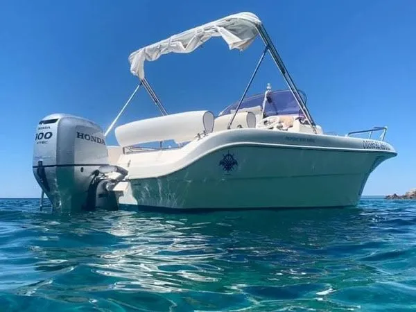 Explore Rabac on a 5.3m Rental Motor Boat Janmor 580 WA