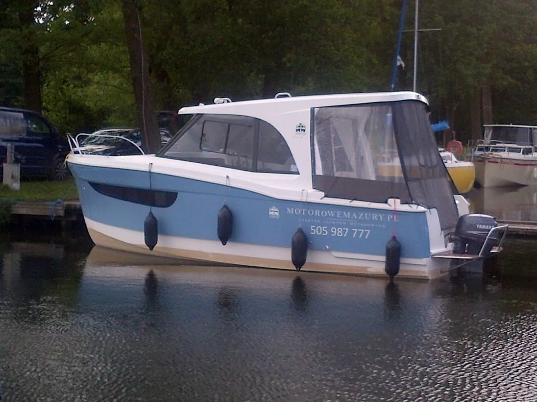 Rent a 7.5m House Boat in Gizycko