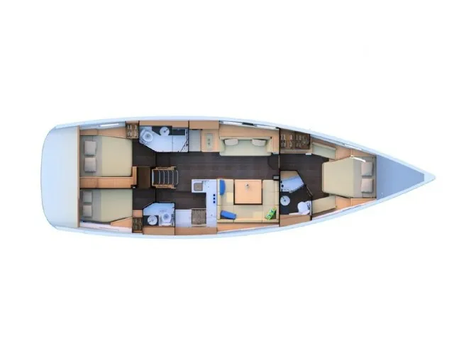 Charter a 15.38m Jeanneau 51 in Paliouri