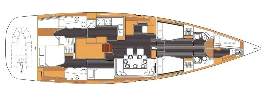 Rent a 20.1m Sailing Yacht Jeanneau 64 in Elliniko