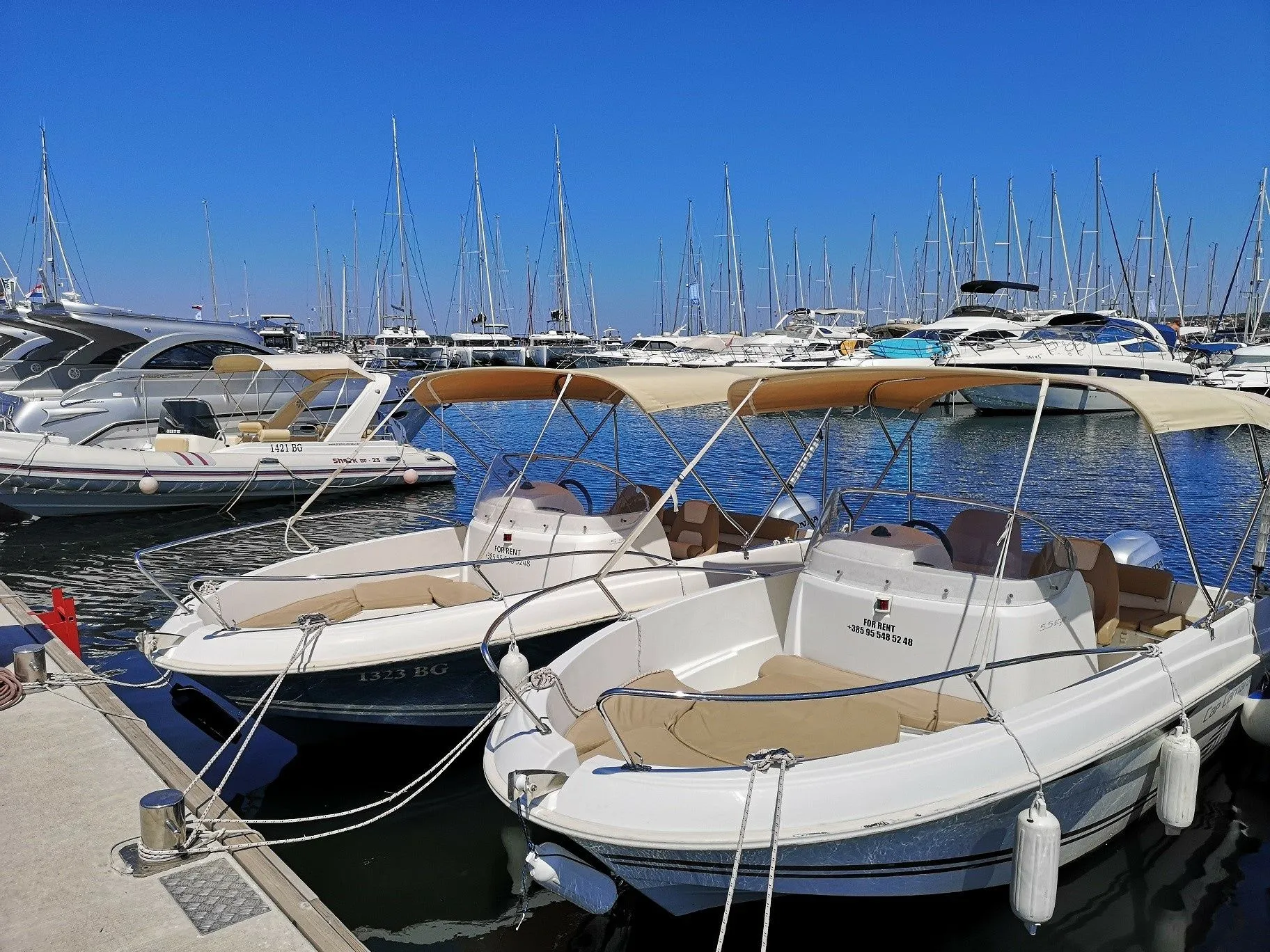 5.55m Biograd na Moru Jeanneau Cap Camarat 5.5 Hire