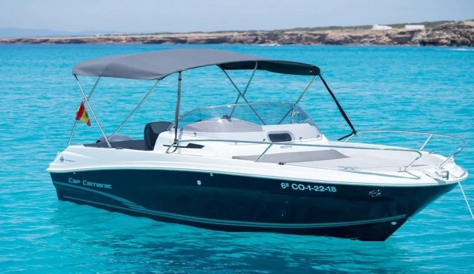 Explore Novi Vinodolski on a 5.5m Jeanneau Cap Camarat 5.5 Motor Boat Rental