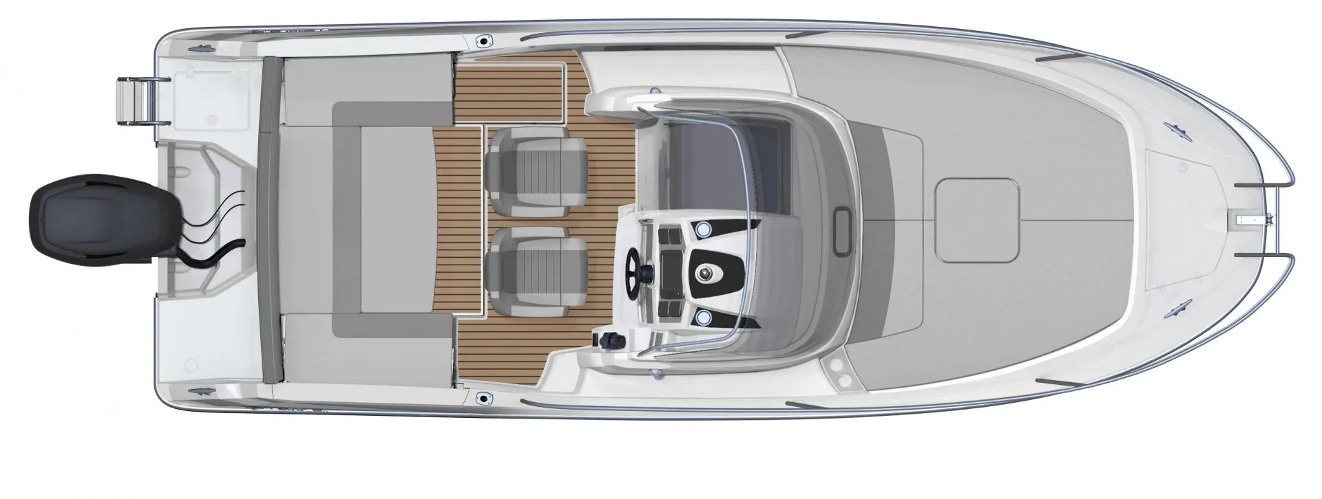 Rent a 7.19m Motor Yacht Jeanneau Cap Camarat 7.5 in Saint-Jean-Cap-Ferrat