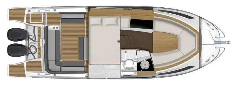 Charter a 7.96m Jeanneau Cap Camarat 9.0 Motor Yacht in La Trinite-sur-Mer