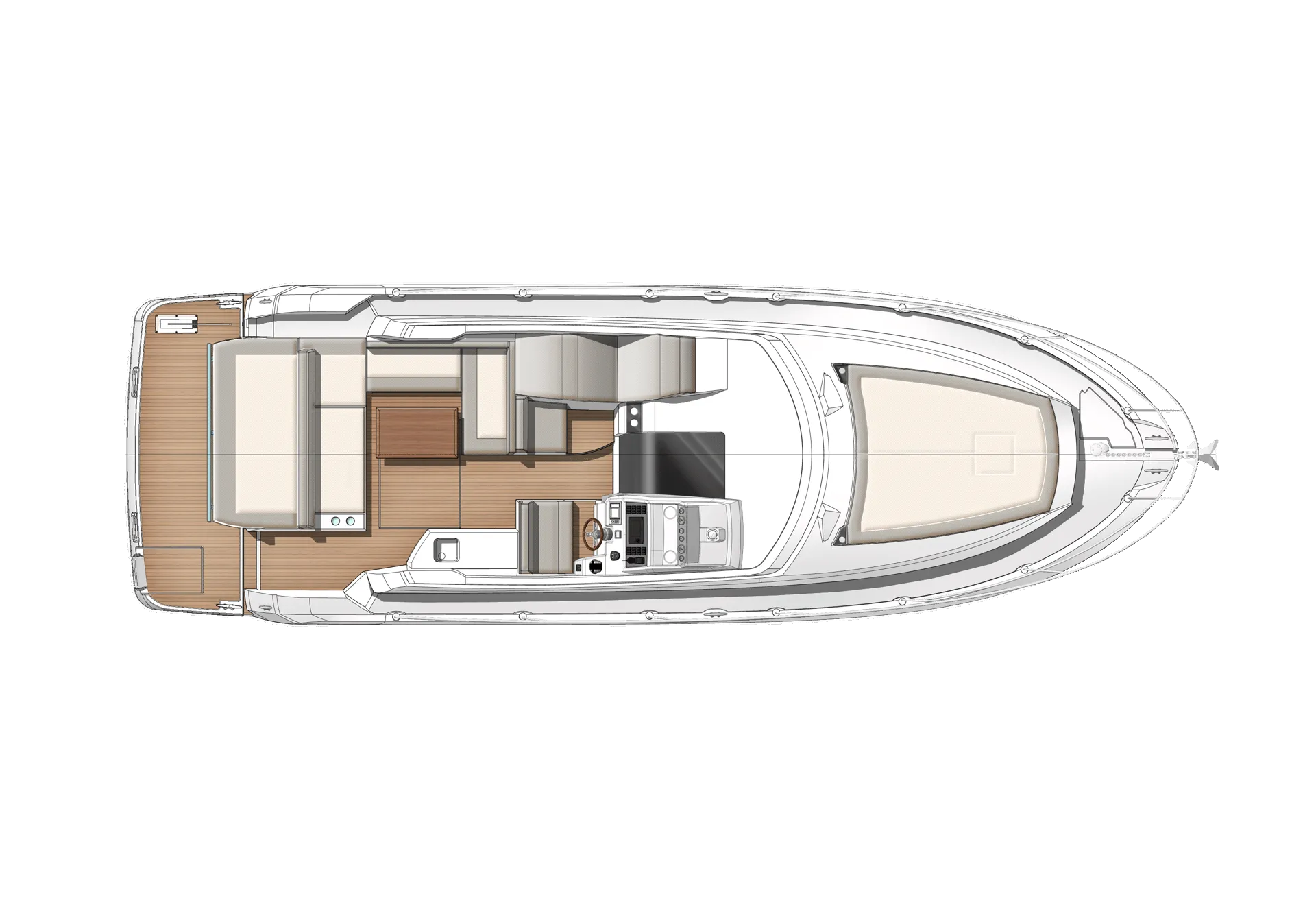 Charter a 11.5m Jeanneau Leader 36 in Naples