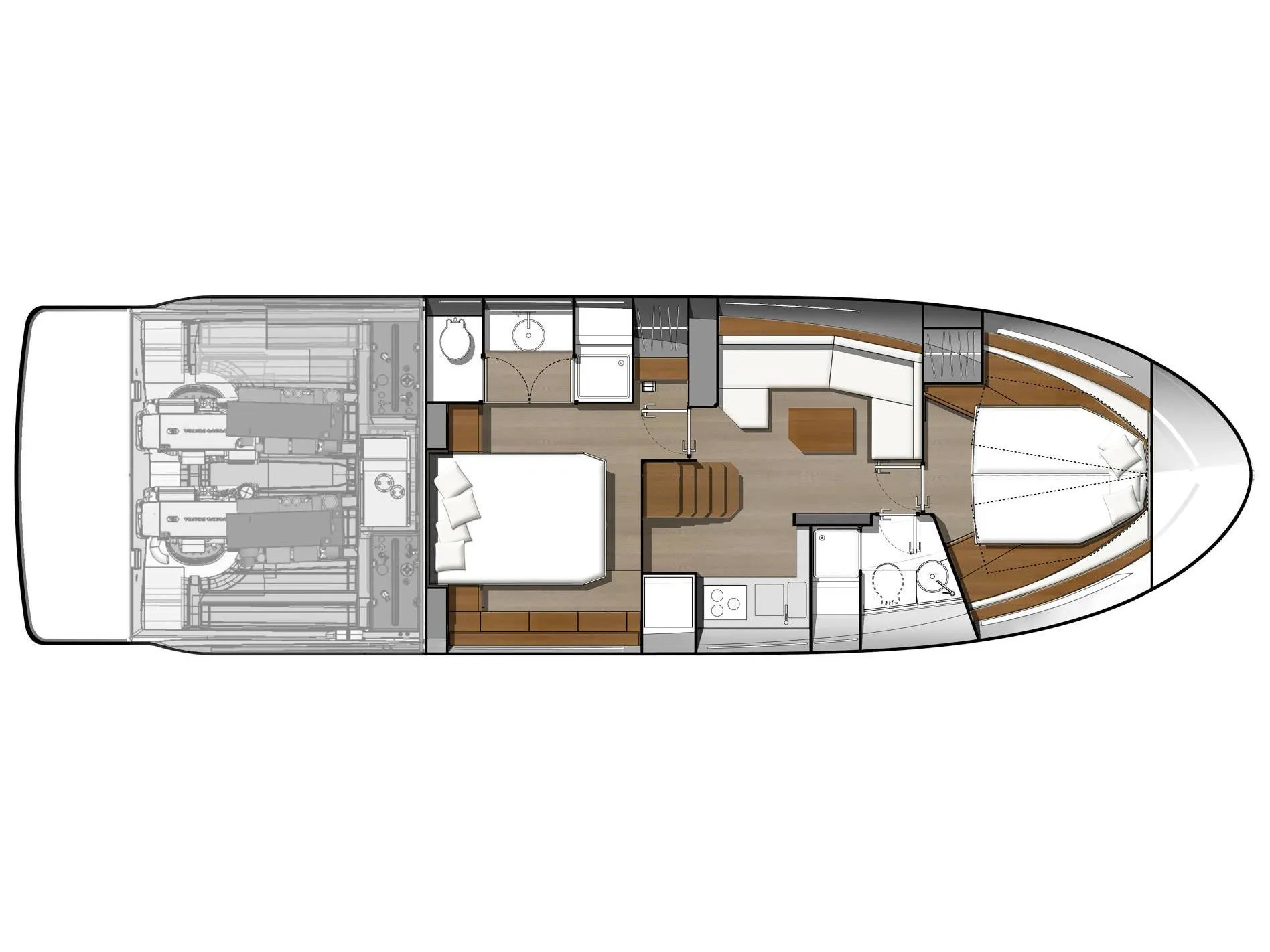 Charter a 14.3m Jeanneau Leader 46 in Bacoli