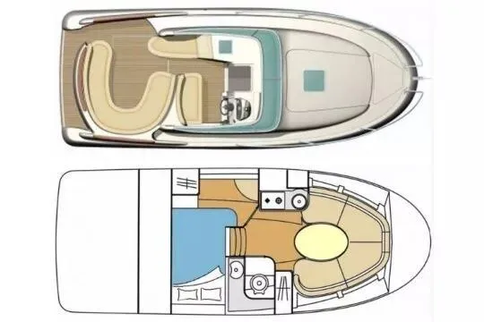 Explore Amalfi on a 7.8m Rental Motor Yacht Jeanneau Leader 805