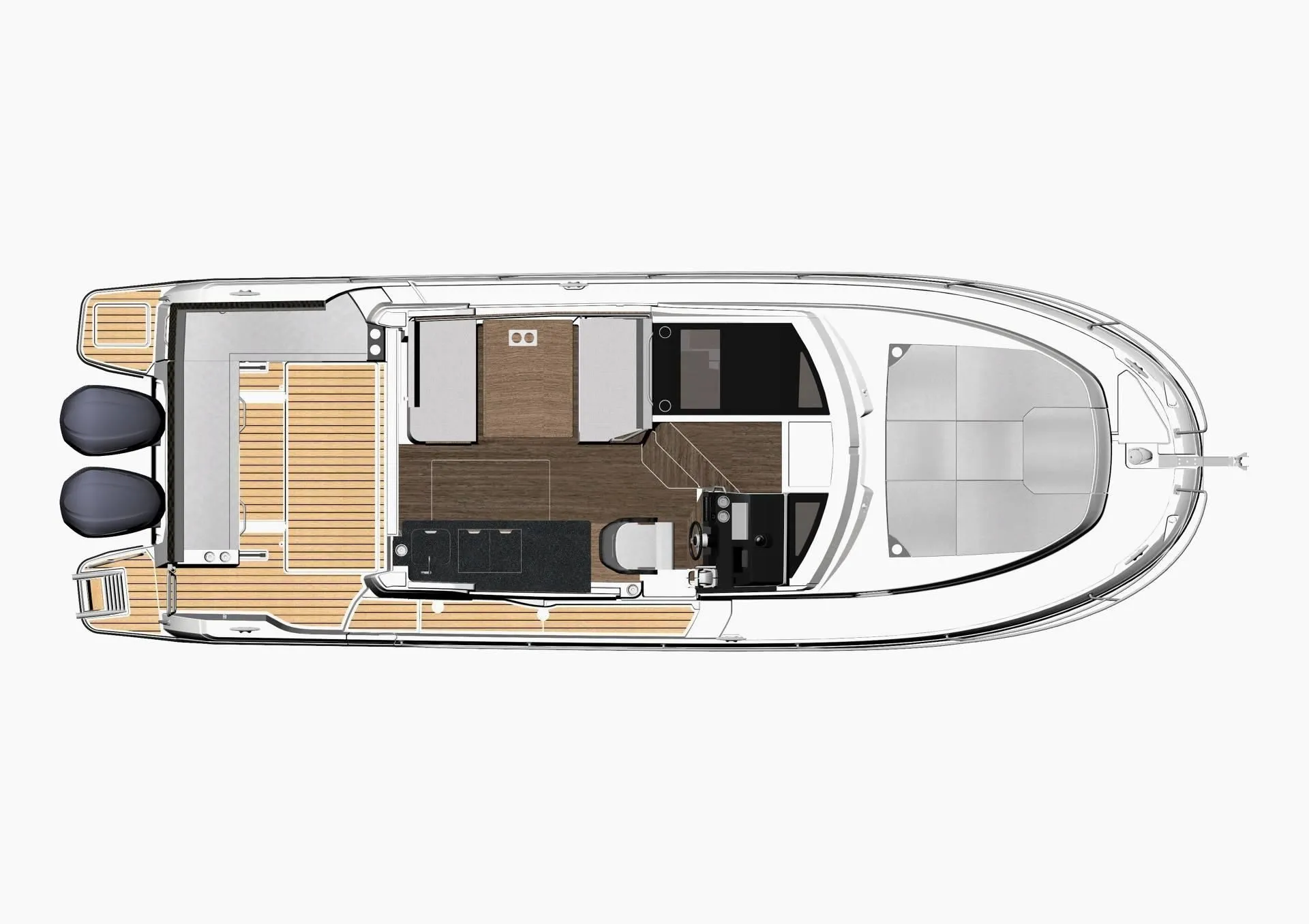 10.95m Naples 3 Cabin Motor Yacht Hire
