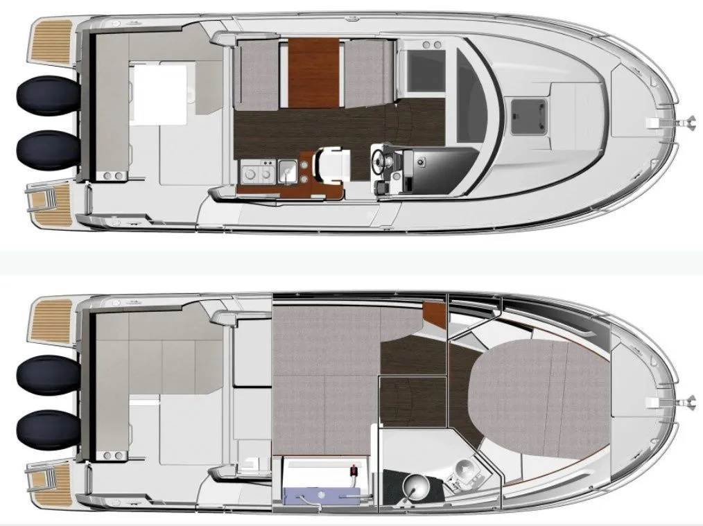 Charter a 9.2m Jeanneau Merry Fisher 895 in Rab