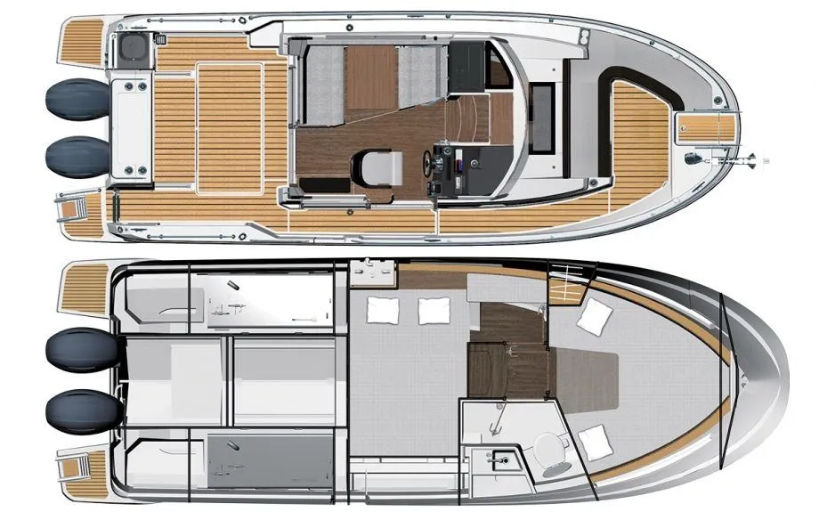 Charter a 8.9m Jeanneau Merry Fisher 895 in Krk