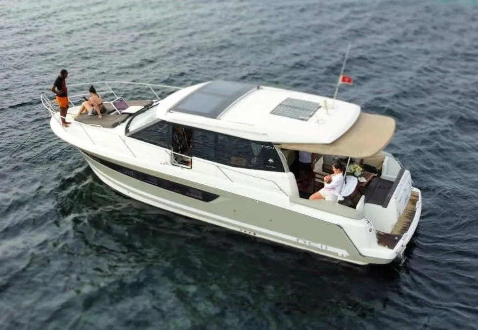 Explore Bugibba on a 11m 2 Cabin Motor Yacht Rental