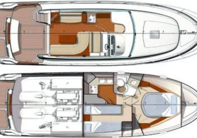 11.6m Dubrovnik 2 Cabin Motor Yacht Hire
