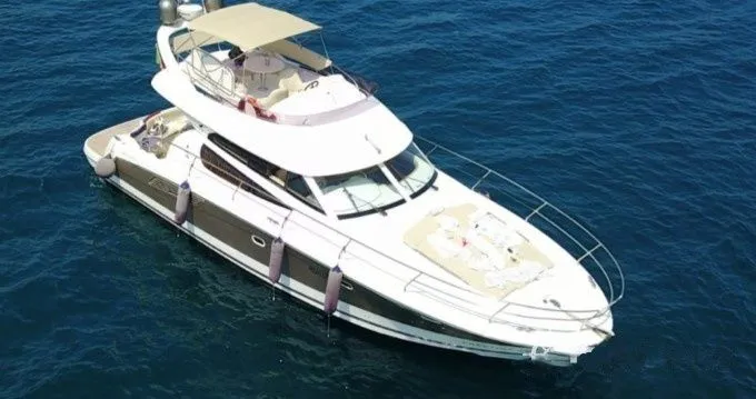 Explore Aguadulce on a 13.5m Jeanneau Prestige 42 Motor Yacht Rental