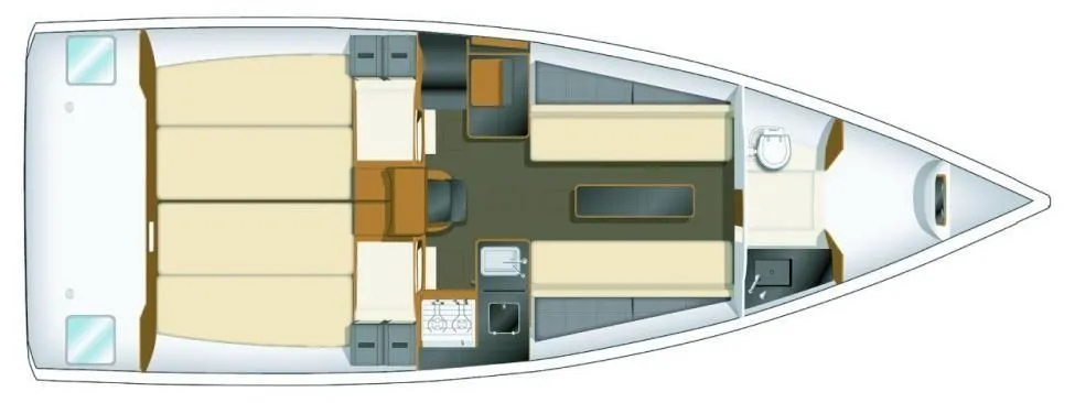 Charter a 10.06m Jeanneau Sun Fast 3200 in Southampton