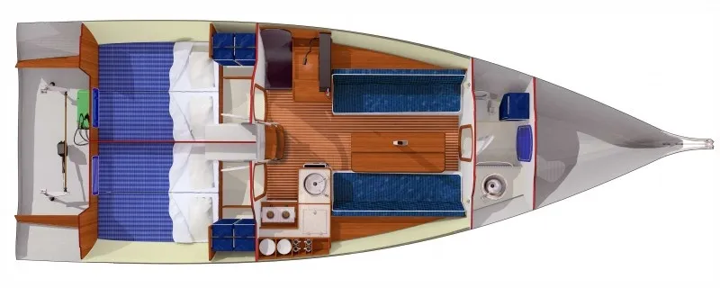 9.79m Saint Malo Jeanneau Sun Fast 3200 Hire