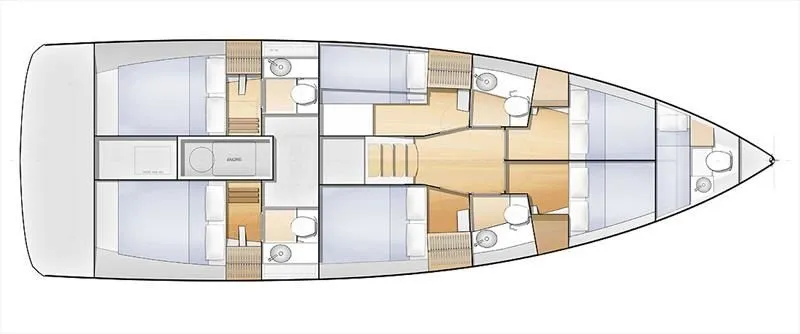 Rent a 14.42m Jeanneau Sun Loft 47 in Pozzuoli