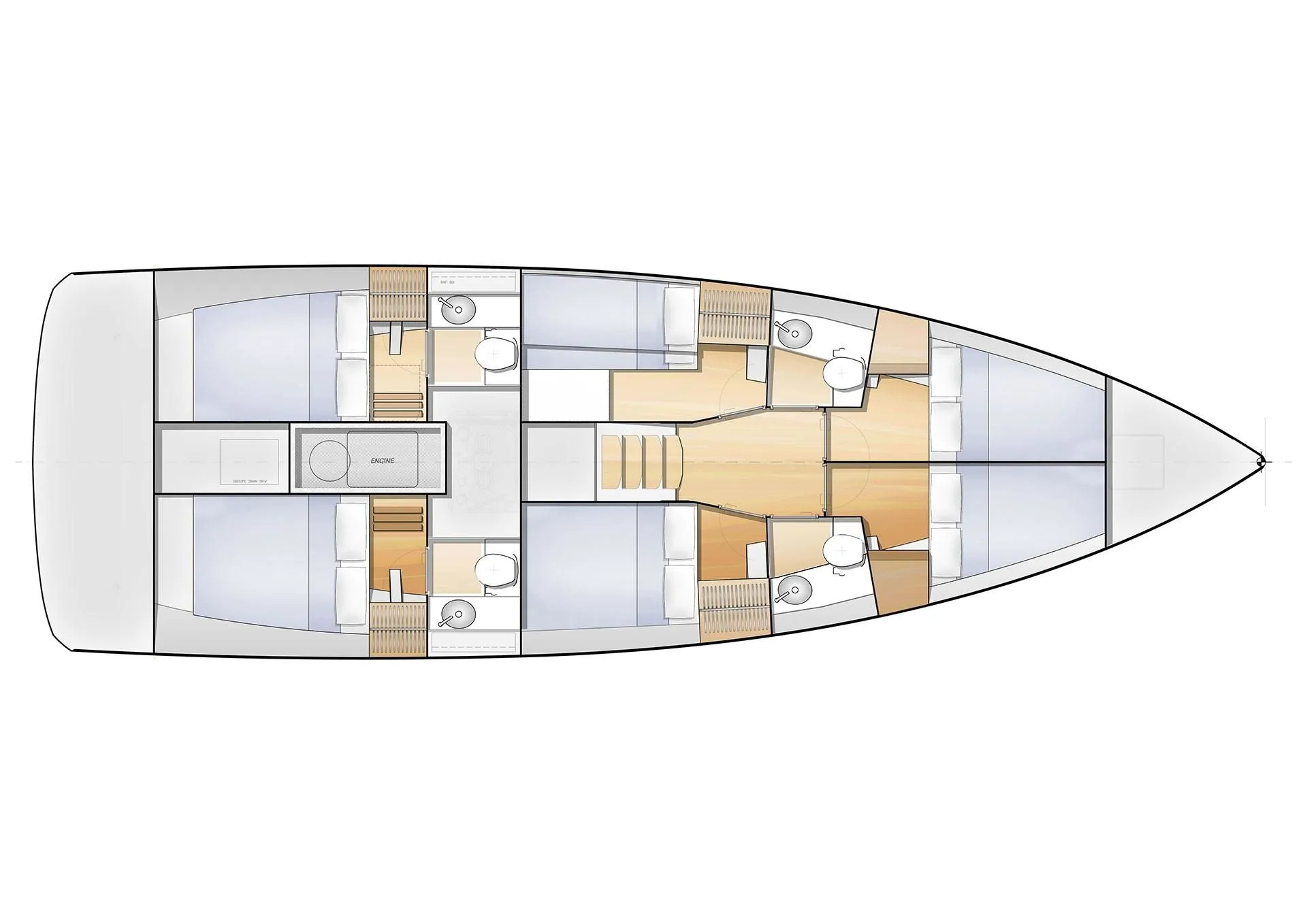 Rent a 14.42m Boat in Agropoli