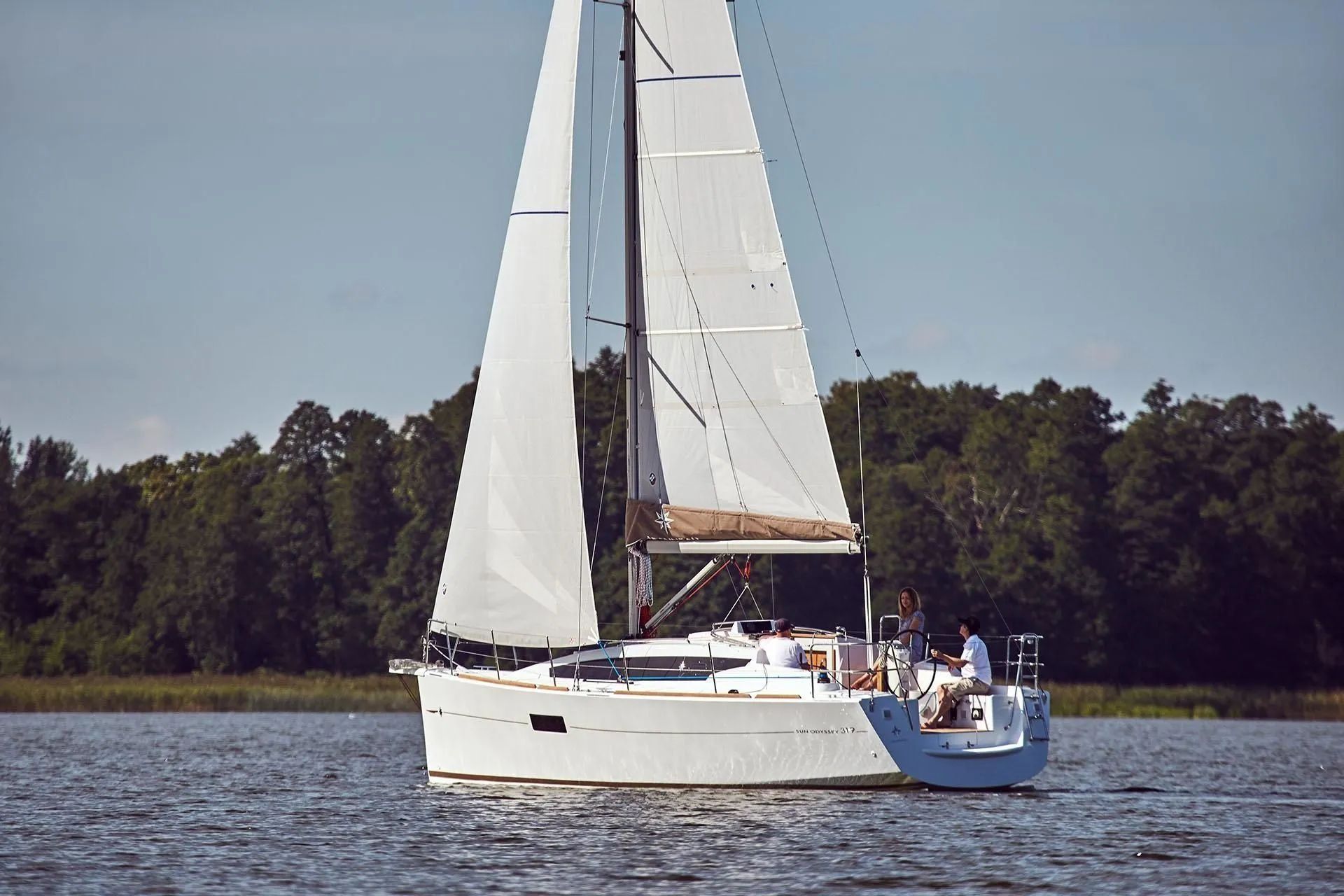 Rent a 9.8m Jeanneau Sun Odyssey 319 Sailing Yacht in Cannigione