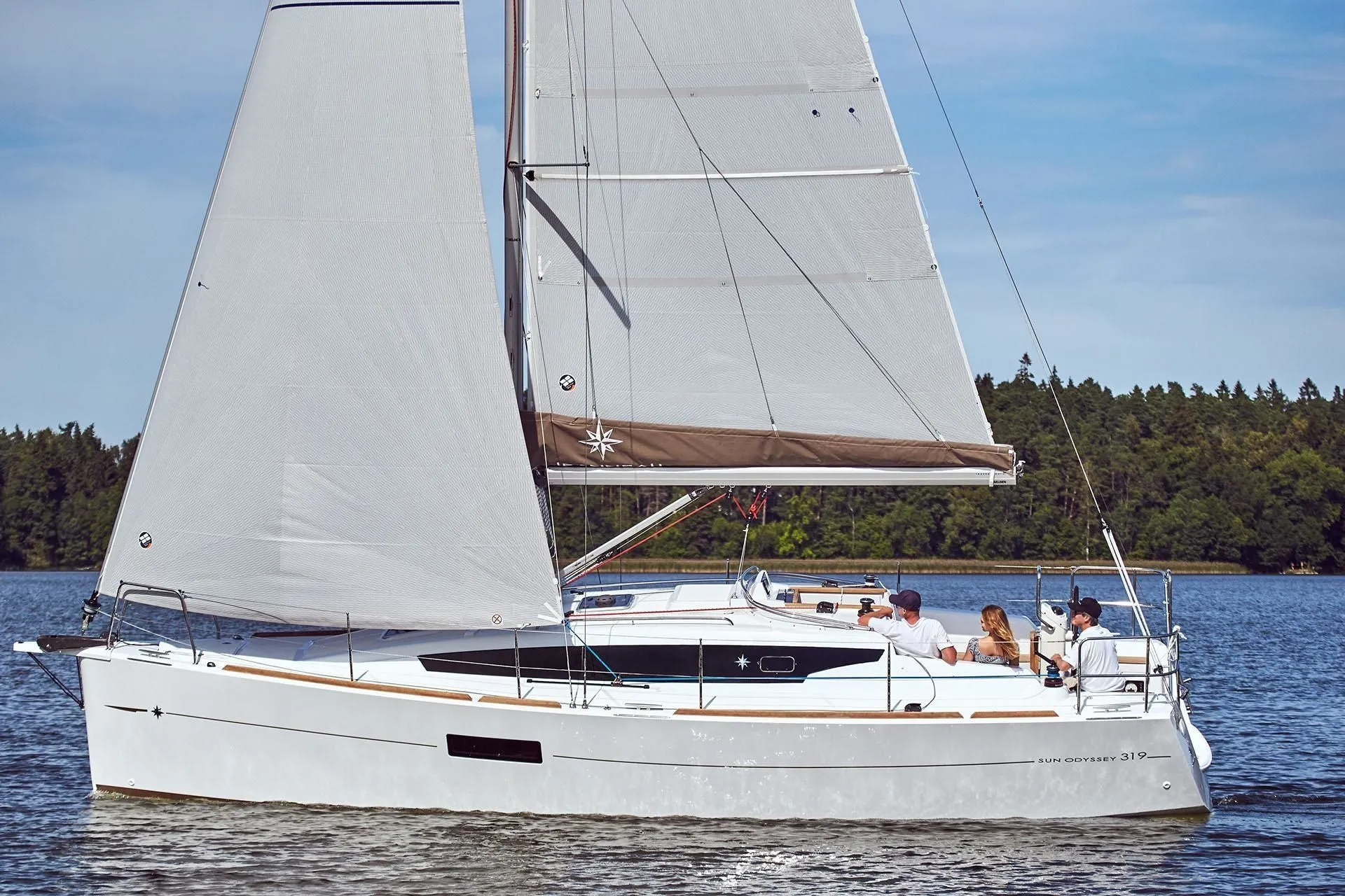 Rent a 9.8m Jeanneau Sun Odyssey 319 Sailing Yacht in Cannigione