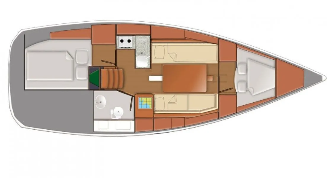 Rent a 9.8m Jeanneau Sun Odyssey 319 Sailing Yacht in Makkum
