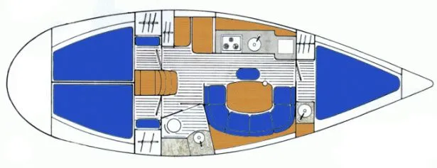 10.4m Port d'Andratx Sailing Yacht Jeanneau Sun Odyssey 33 Hire