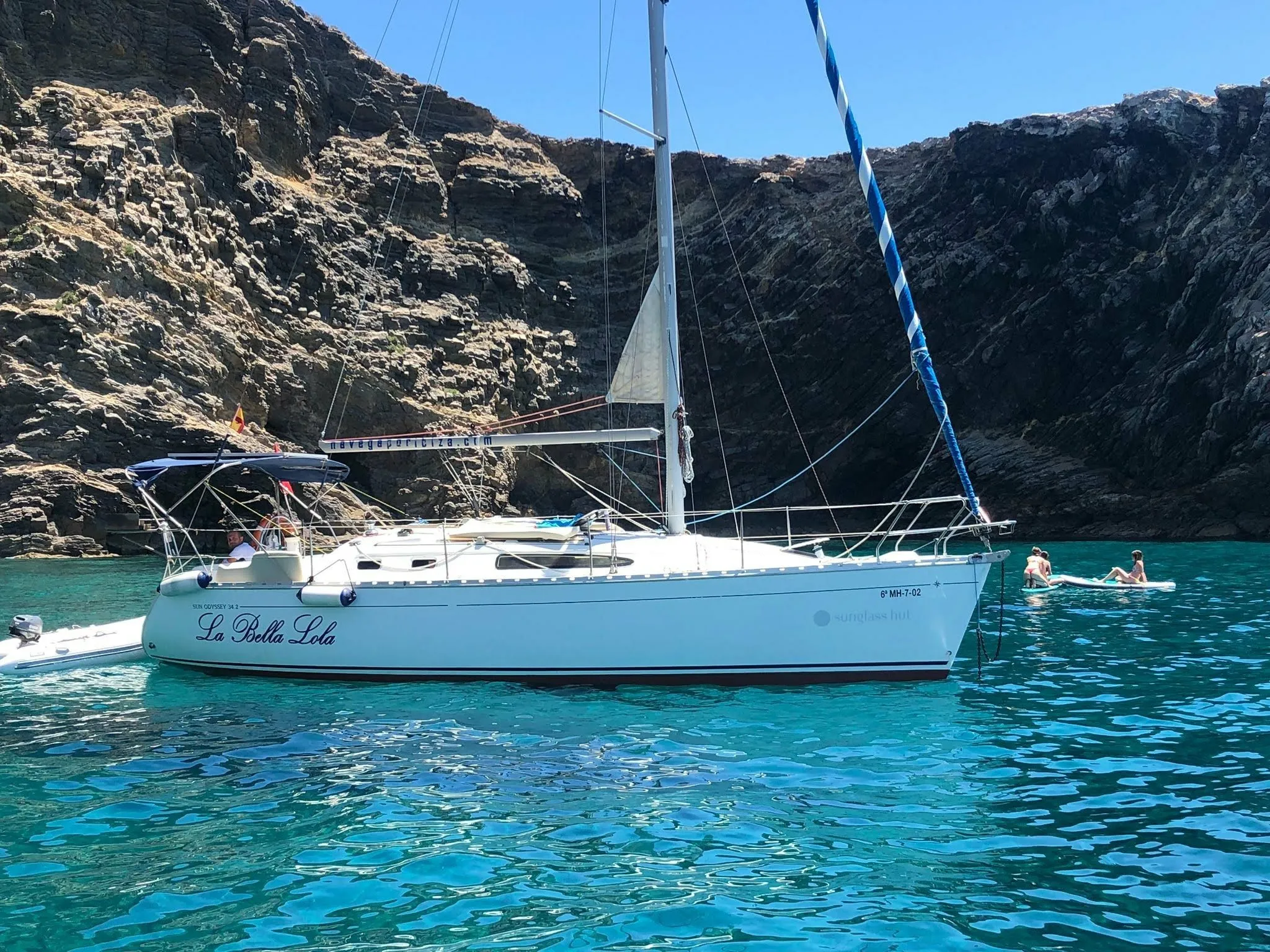 Explore Ibiza Town on a 10.3m Rental Sailing Yacht