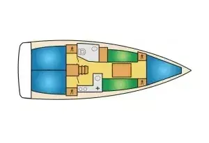 Rent a 10.34m Boat in Balatonfenyves