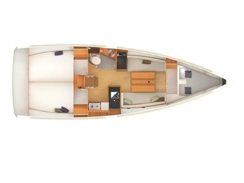10.69m Drage Jeanneau Sun Odyssey 349 Hire
