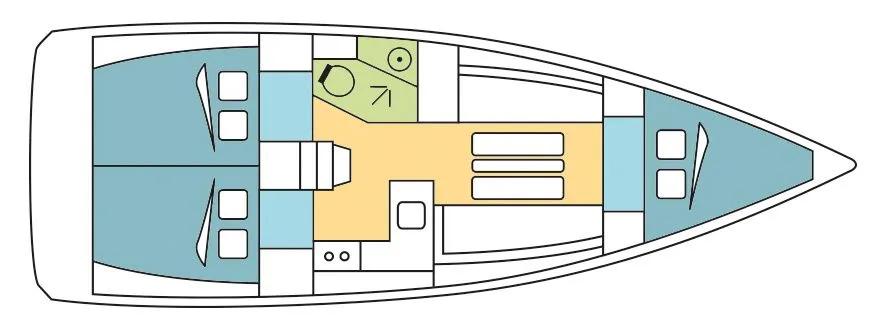 Rent a 10.34m Jeanneau Sun Odyssey 349 in Kos Town