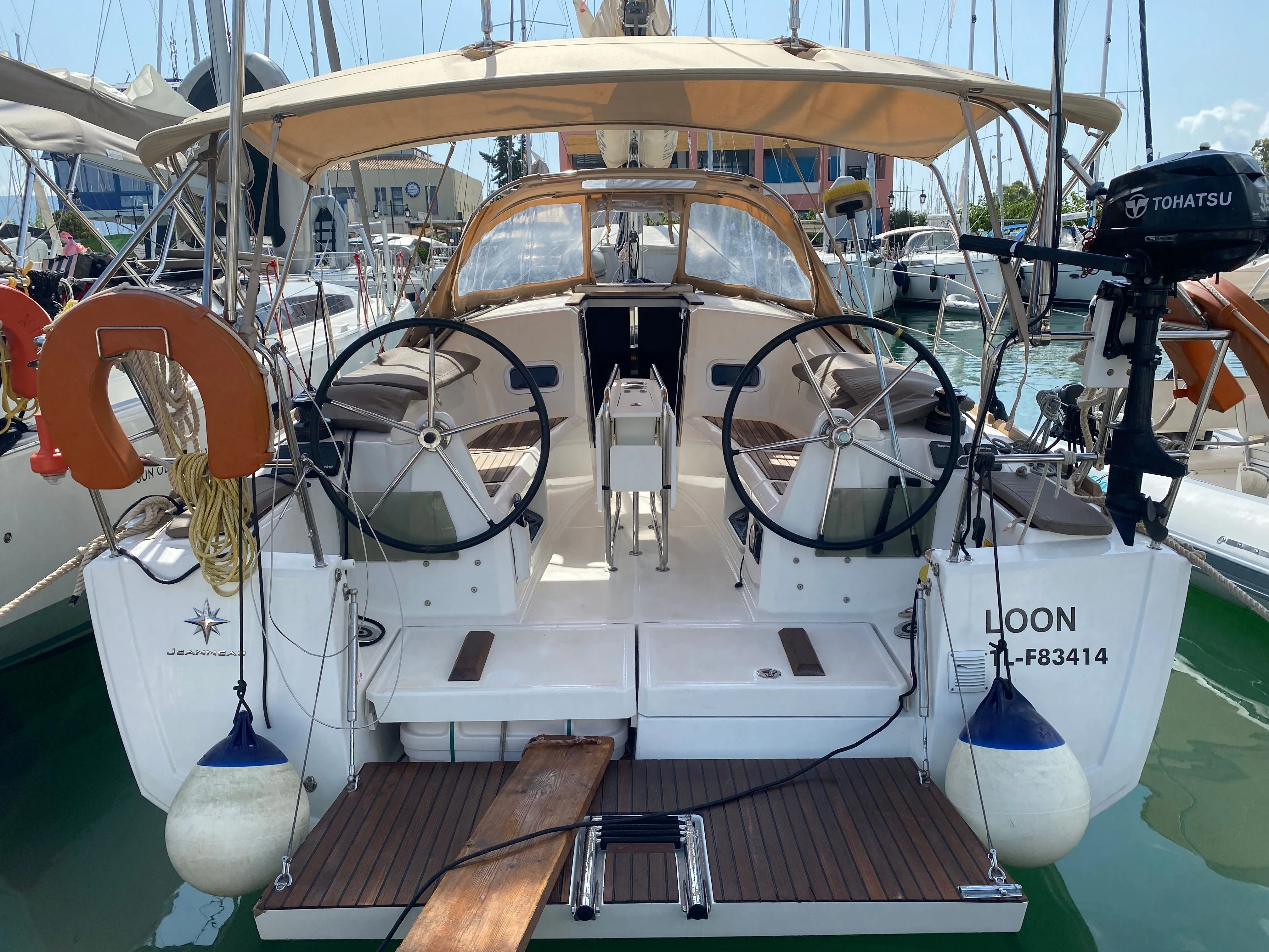 Лодка - 10.34м аренда парусная яхта Jeanneau Sun Odyssey 349 в Лефкада