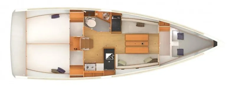 Rent a 10.34m 3 Cabin Sailing Yacht in Nieuwpoort