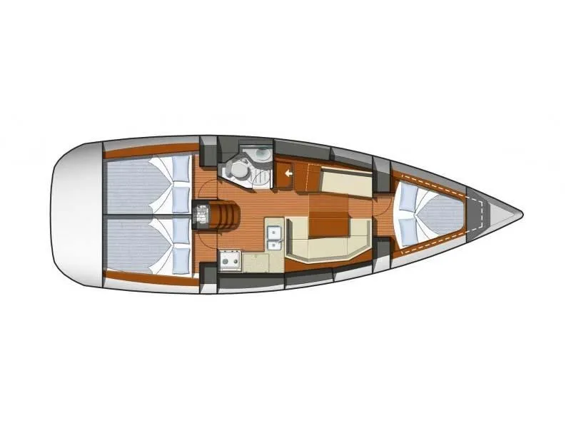 Explore Mahón on a 10.69m Jeanneau Sun Odyssey 36 Sailing Yacht Rental