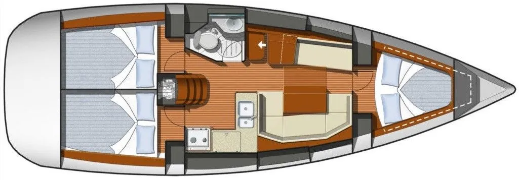 Charter a 10.69m Sailing Yacht in Balatonfured