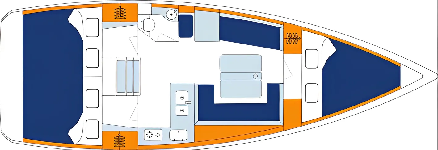 Charter a 11.34m Sailing Yacht Jeanneau Sun Odyssey 379 in Saint Malo