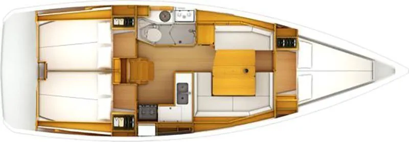 Charter a 11.75m Jeanneau Sun Odyssey 389 in Saint Malo