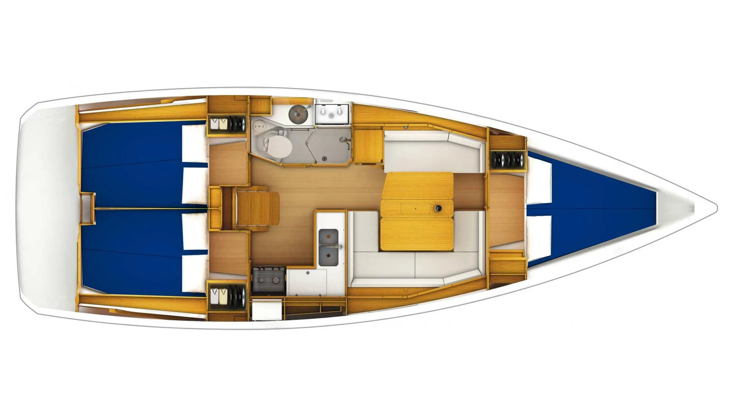 Charter a 11.75m 3 Cabin Sailing Yacht in Mali Losinj