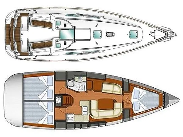 Explore Palamos on a 12m Rental Sailing Yacht Jeanneau Sun Odyssey 39