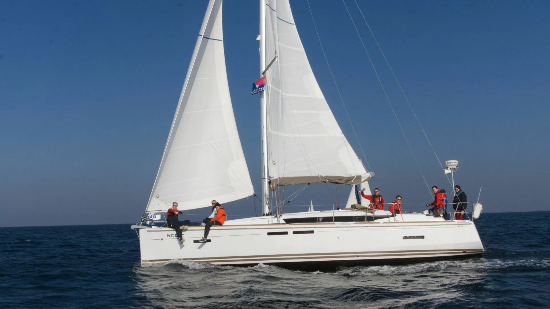 12.34m Flensburg Sailing Yacht Jeanneau Sun Odyssey 409 Hire