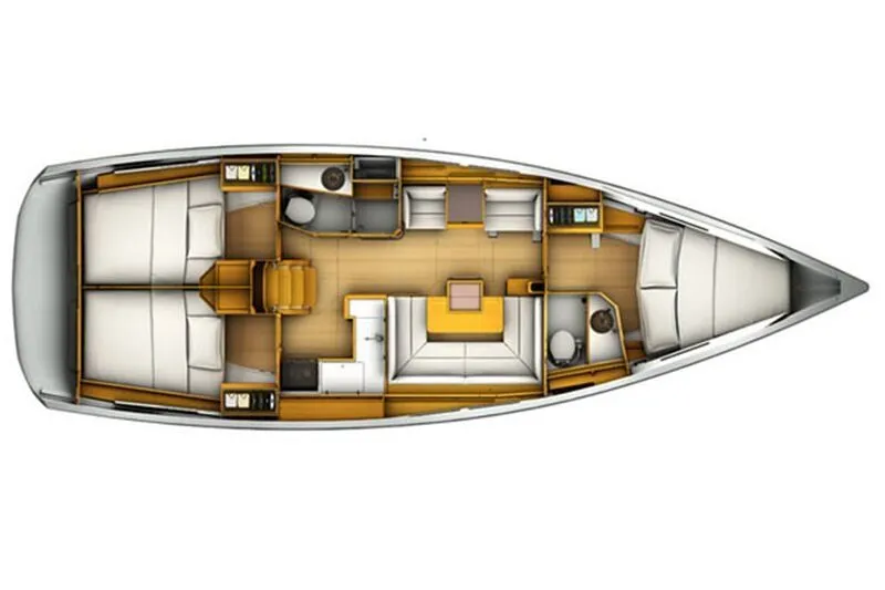 Explore Ko Chang on a 12.34m Rental Sailing Yacht Jeanneau Sun Odyssey 409