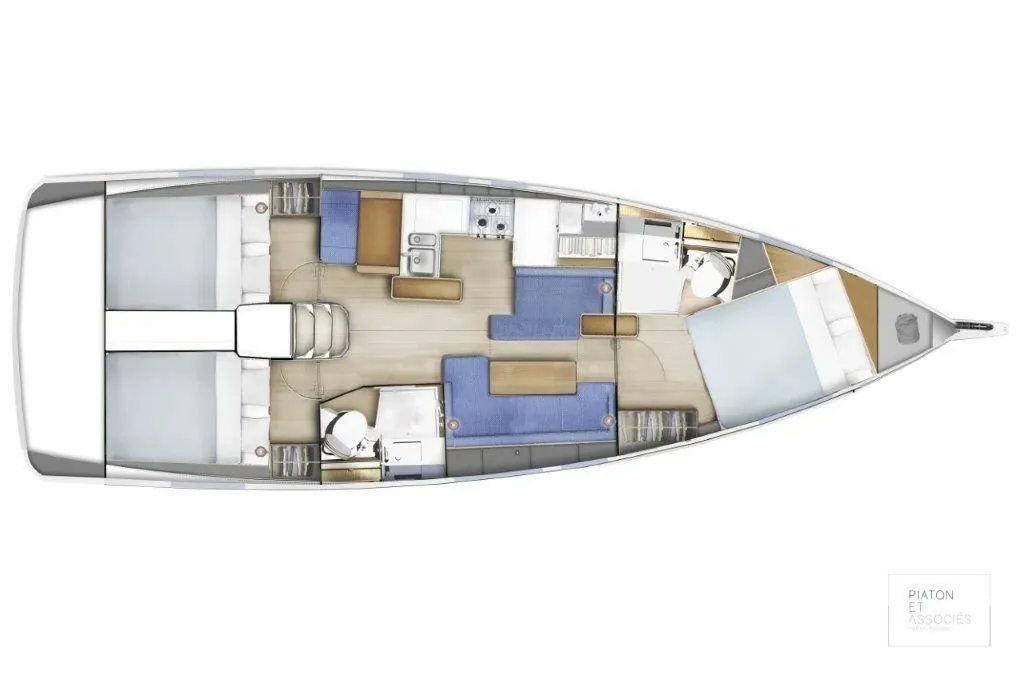 Rent a 12.35m 3 Cabin Sailing Yacht in Nettuno