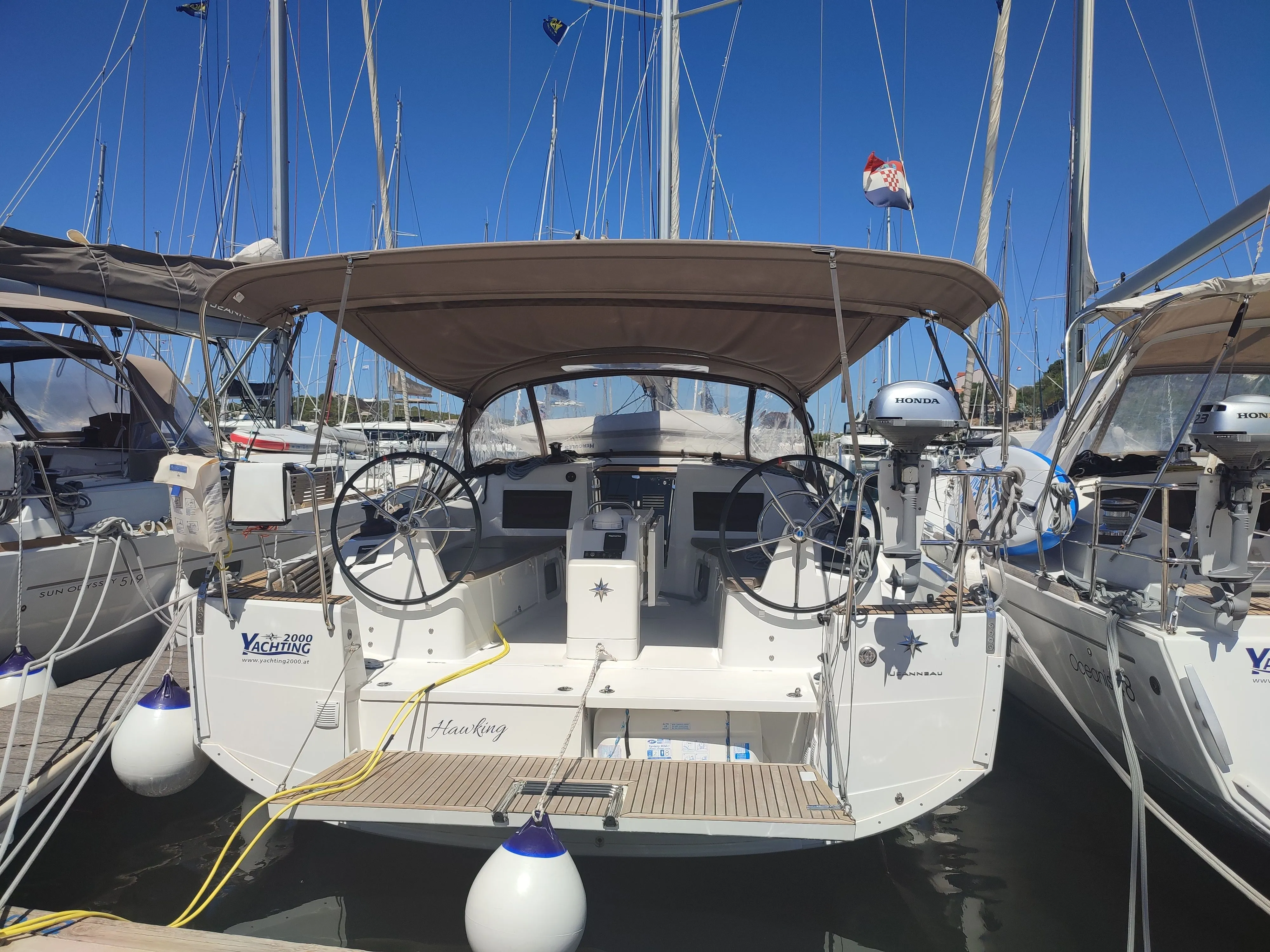 Boot - Explore Šibenik on a 12.35m Jeanneau Sun Odyssey 410 Sailing Yacht Rental