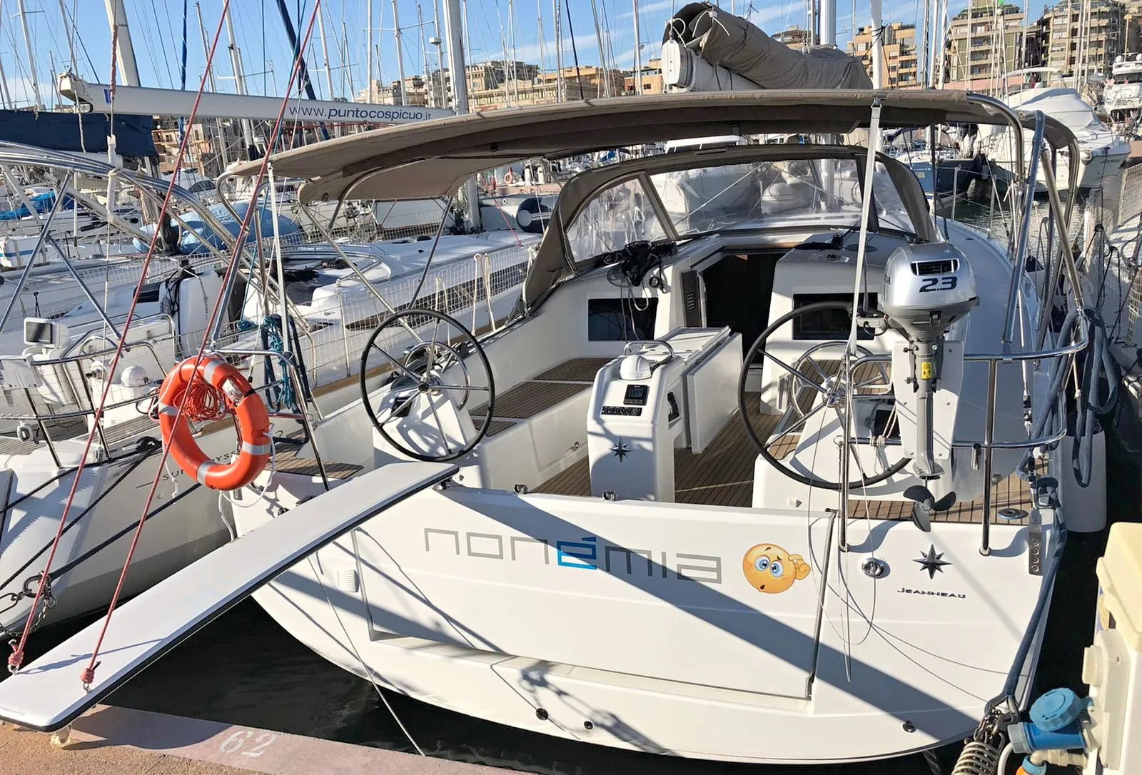12.35m Nettuno Sailing Yacht Jeanneau Sun Odyssey 410 Hire