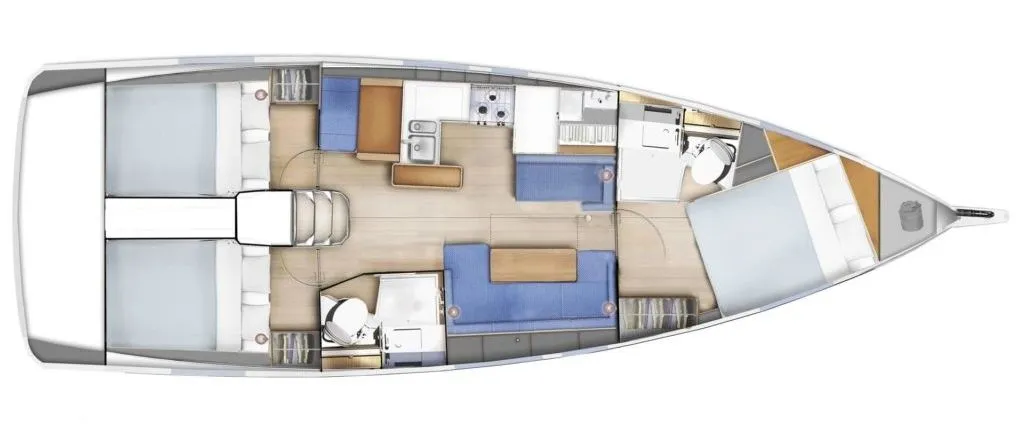Rent a 12.35m Boat in Preveza