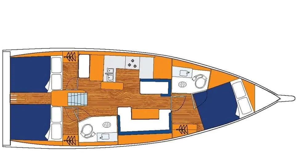 12.35m Rodney Bay Village Sailing Yacht Hire